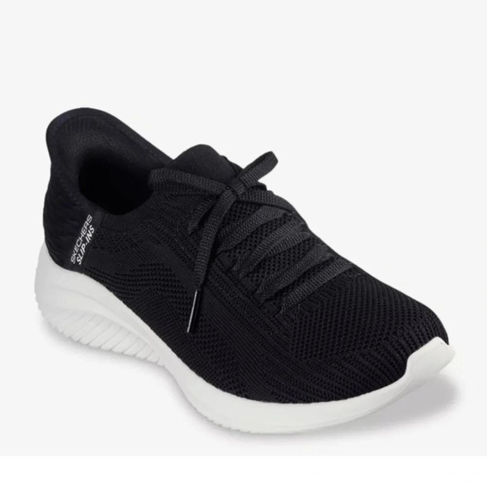 Skechers Hands Free Slip-Ins Ultra Flex 3.0 Brilliant Path Sneaker in Black Sz 6